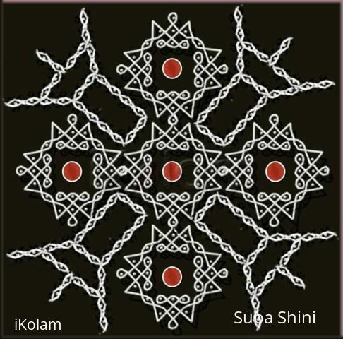 Rangoli: sikku kolam61