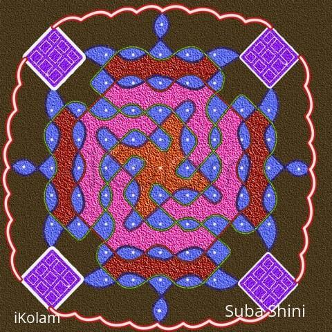 Rangoli: sikku kolam85