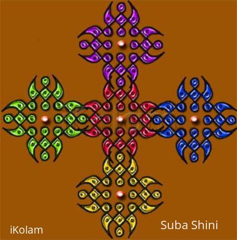 Rangoli: sikku kolam34