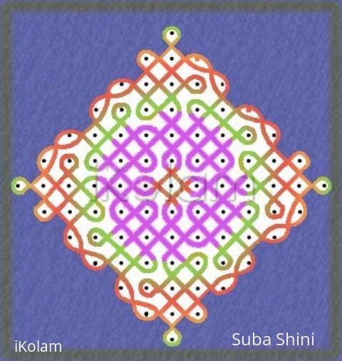 Rangoli: sikku kolam44