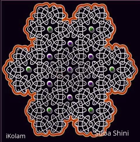 Rangoli: sikku kolam64