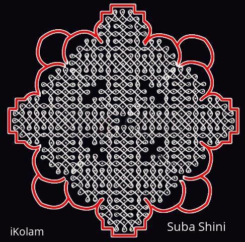 Rangoli: sikku kolam62