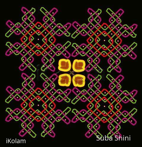 Rangoli: sikku kolam72