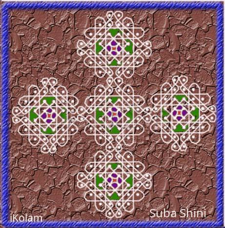 Rangoli: sikku kolam 86