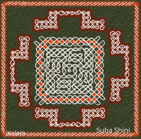 Rangoli: sikku kolam88