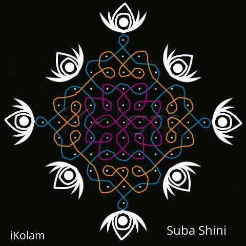 Rangoli: sikku kolam90 Rangoli: sikku kolam90