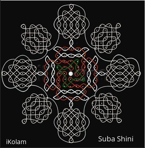 Rangoli: sikku kolam98