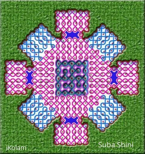 Rangoli: sikku kolam 66