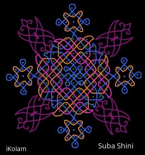 Rangoli: sikku kolam68