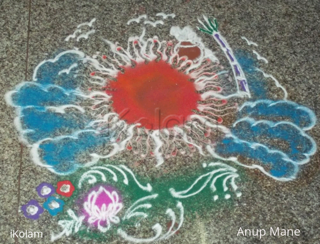 Rangoli: Makara Sankranthi 2012 Rangoli: Makara Sankranthi 2012