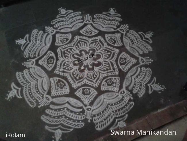 Rangoli: Happy New Year :: Margazhi 2014-2015 :: Day17:: Free Hand Rangoli Rangoli: Happy New Year :: Margazhi 2014-2015 :: Day17:: Free Hand Rangoli