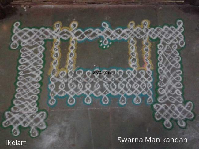 Rangoli: Margazhi 2014-2015: Day22:SikkuKolam Rangoli: Margazhi 2014-2015: Day22:SikkuKolam