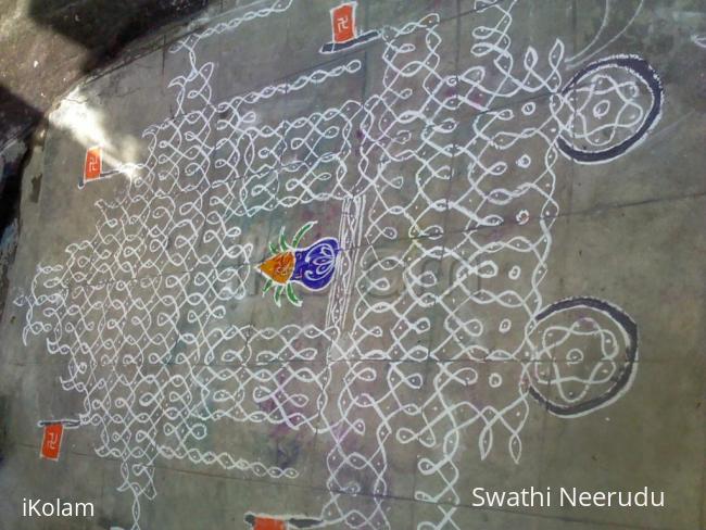 Rangoli: kanuma special chariot Rangoli: kanuma special chariot