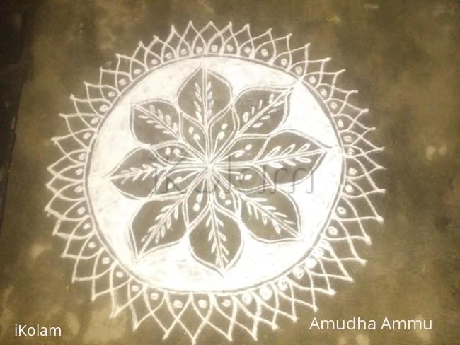 Rangoli: margazhi kolam
