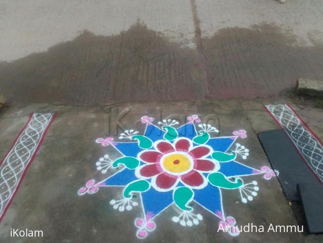 Rangoli: margazhi kolam
