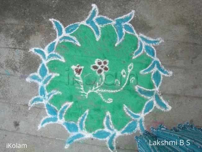 Rangoli: apple green