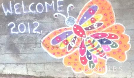 Rangoli: new year kolam