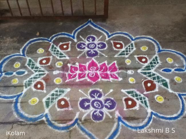 Rangoli: diyas
