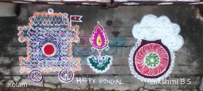 Rangoli: sun god