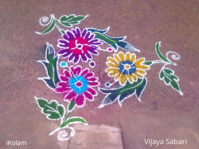 Rangoli: dot kolam 