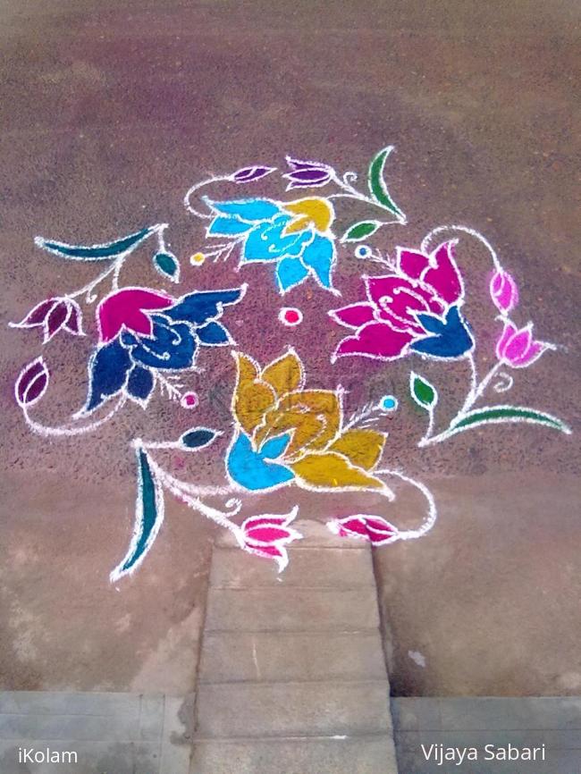 Rangoli: dot kolam 
