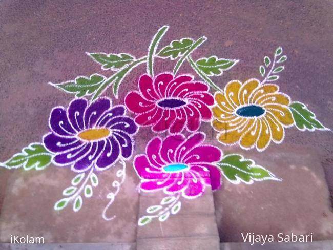 Rangoli: free hand rangoli