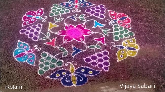 Rangoli: dotted kolam