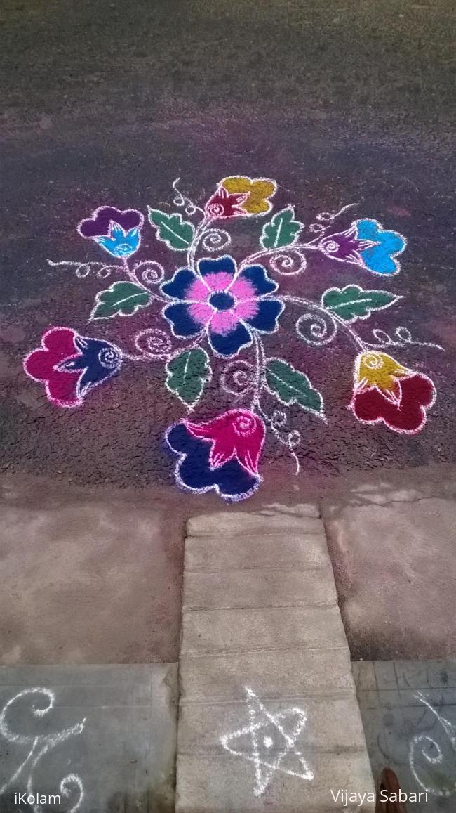 Rangoli: freehand