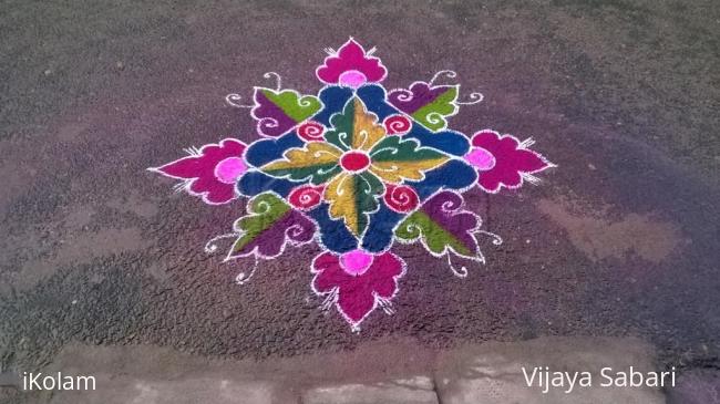Rangoli: freehand