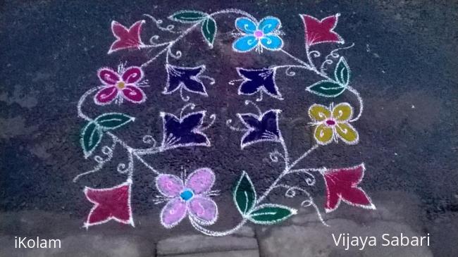 Rangoli: dotted kolam