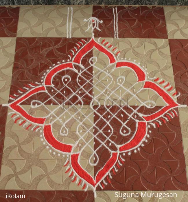 Rangoli: chikku kolam