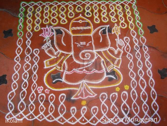 Rangoli: margazhi day1