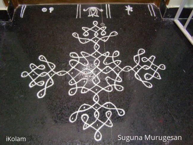 Rangoli: chikku kolam