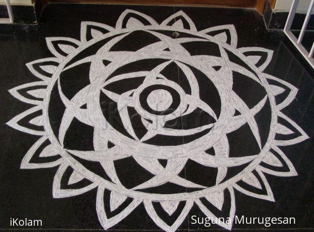 Rangoli: free hand