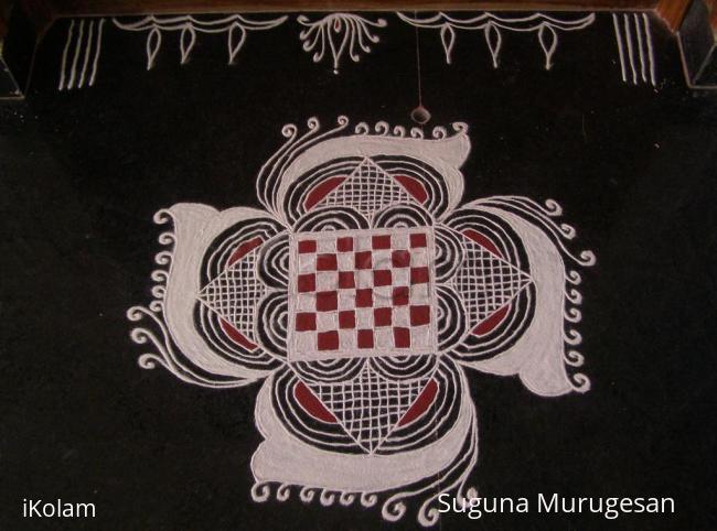 Rangoli: friday kolam