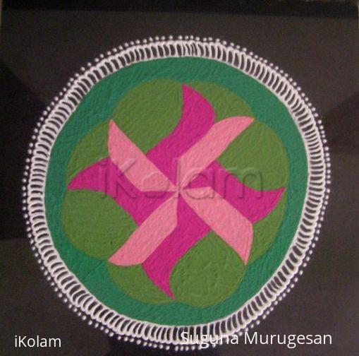 Rangoli: dotted kolam