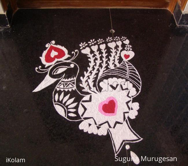 Rangoli: Happy Valentine's day!