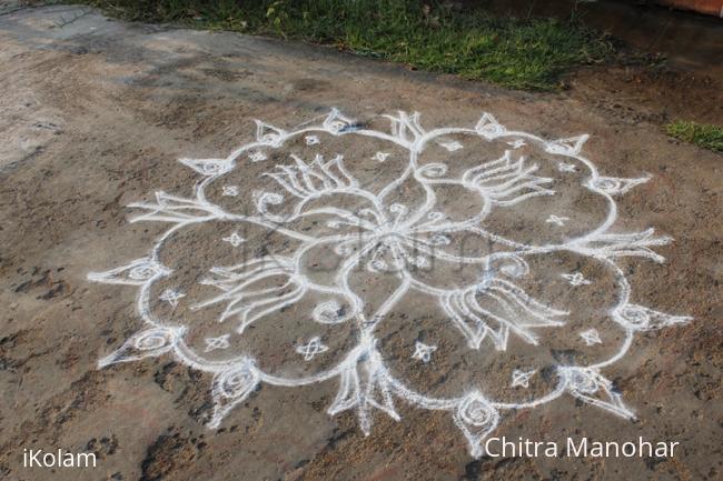 Rangoli: my free hand kolam