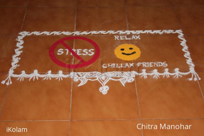 Rangoli: Stress Awareness day Rangoli: Stress Awareness day