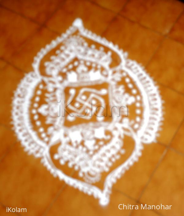 Rangoli: Ist purattasi saturday kolam Rangoli: Ist purattasi saturday kolam