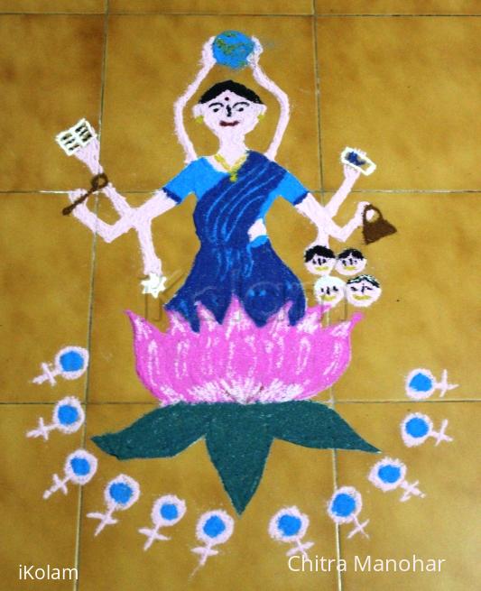 Rangoli: Women's day