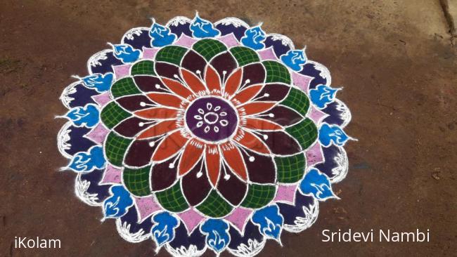 Rangoli: Simple rangoli