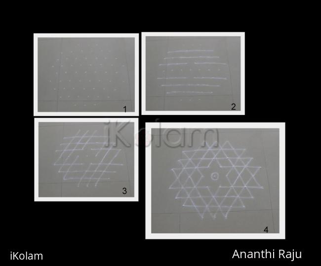 Rangoli: Dotted kolam Rangoli: Dotted kolam