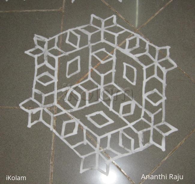 Rangoli: Dotted kolam