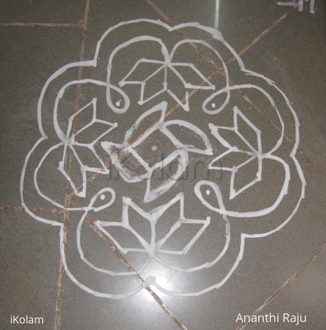 Rangoli: Dotted rangoli