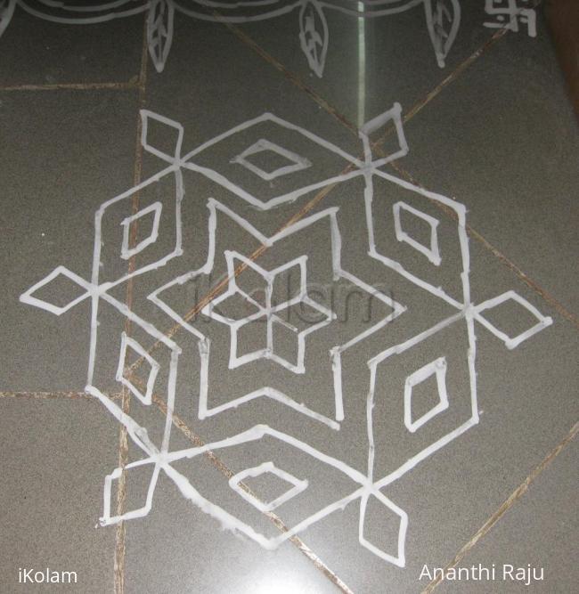 Rangoli: Dotted rangoli