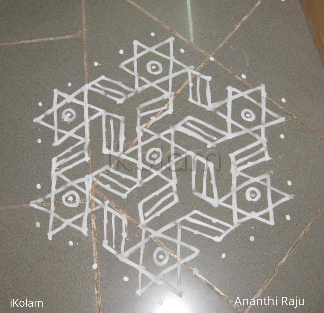 Rangoli: Star kolam