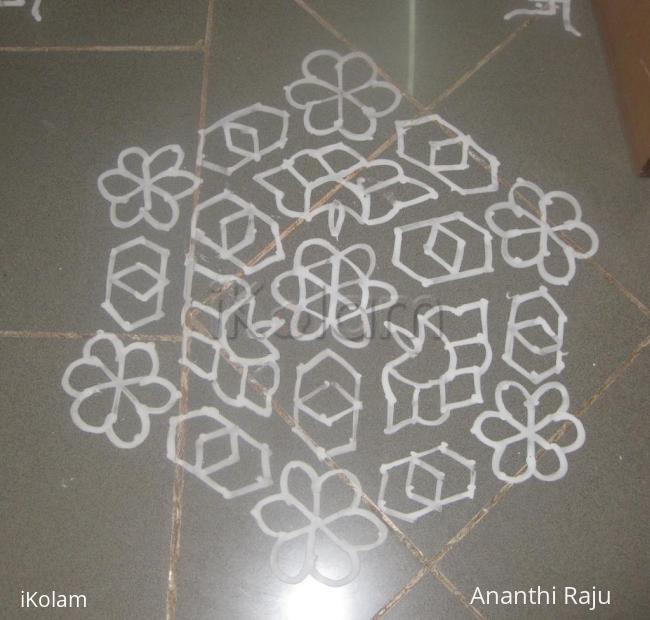 Rangoli: Dotted kolam
