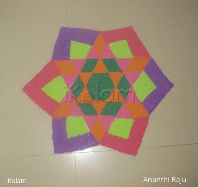 Rangoli: colour kolam