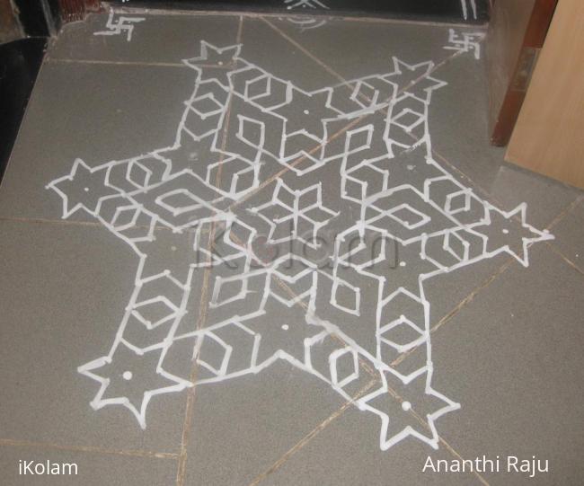 Rangoli: Star kolam